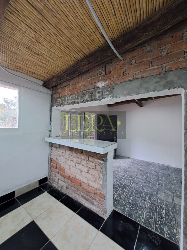 CASA EN ALQUILER DE 1 DORMITORIO EN EL SALTO.